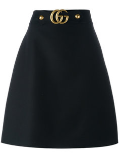 GG buckle A-line skirt Gucci