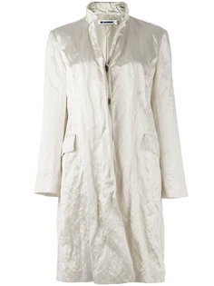 однобортное пальто Jil Sander