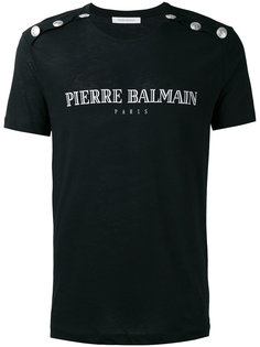 футболка с заклепками Pierre Balmain