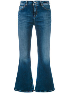 укороченные расклешенные джинсы Twin-Set