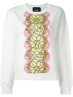 толстовка с цветочным украшением Boutique Moschino