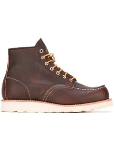 сапоги с простроченной отделкой и шнуровкой Red Wing Shoes