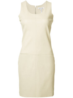 racerback leather dress Helmut Lang