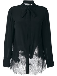 рубашка с кружевной вставкой McQ Alexander McQueen