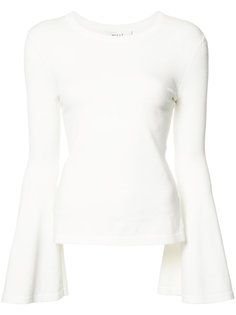 блузка с расклешенными рукавами Milly