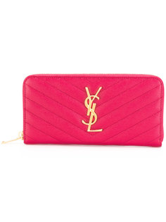 кошелек Monogram с круговой молнией Saint Laurent
