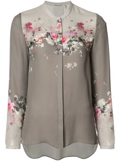 collarless floral print shirt Elie Tahari