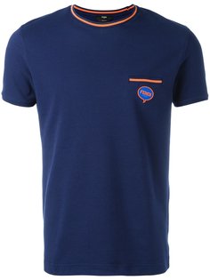 футболка с полосатой отделкой Fendi