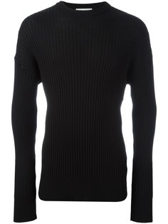 свитер в рубчик с круглым вырезом Ami Alexandre Mattiussi