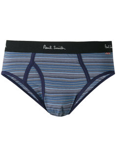 полосатые трусы с логотипом Paul Smith