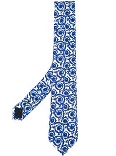 галстук Baroque с узором Versace
