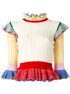 peplum jumper Alexander McQueen