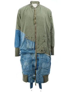 пальто с панельным дизайном  Greg Lauren