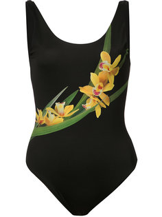 Kelly yellow orchid one piece Onia