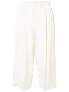 cropped linen trousers  Dusan