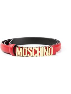 ремень с пряжкой-логотипом Moschino