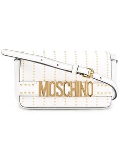 сумка через плечо с заклепками Moschino