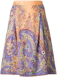 юбка с цветочным узором Etro