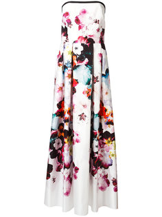 вечернее платье с цветочным принтом Elie Saab