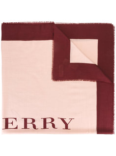 двухцветный шарф Burberry