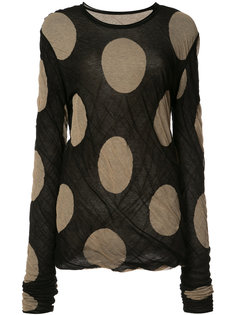 dotted longsleeved T-shirt  Uma Wang