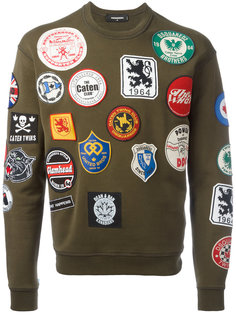 dsquared sweatshirt patches