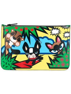 animal print pouch Dsquared2