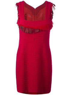 fringed detail dress Chanel Vintage