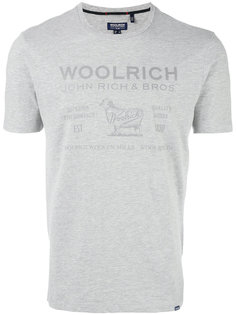 logo print T-shirt Woolrich