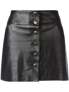 leather mini skirt Chanel Vintage