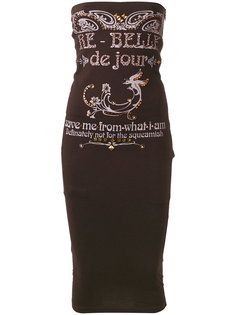 embelished tube dress Dolce &amp; Gabbana Vintage