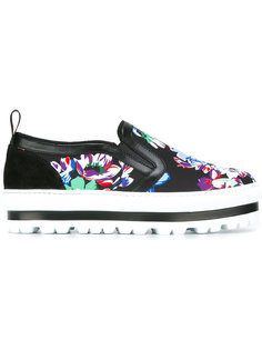floral print trainers  MSGM