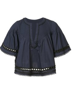 укороченная расклешенная блузка Derek Lam 10 Crosby