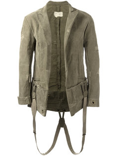 suspender effect blazer Greg Lauren