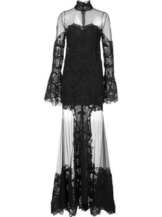 flared sheer dress Jonathan Simkhai
