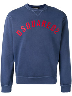 vintage effect logo sweatshirt Dsquared2