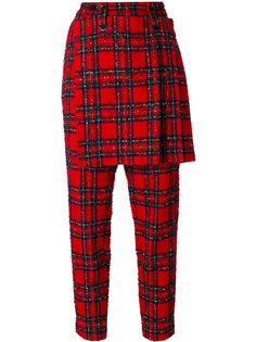 tartan skirt trousers Yohji Yamamoto Vintage