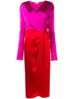 Gabriela long sleeve wrap dress  Attico
