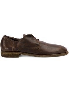 distressed derby shoes Guidi