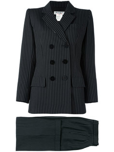 pinstripe two piece suit Yves Saint Laurent Vintage