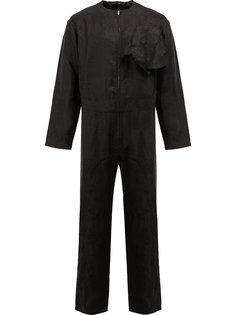 collarless zipped jumpsuit Aganovich