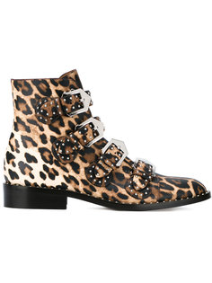 ботинки с леопардовым рисунком Givenchy