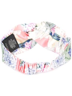 Blooms print headband Gucci