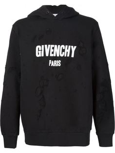 толстовка с потертой отделкой Givenchy