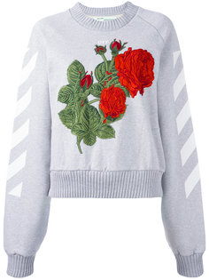 джемпер с нашивкой роз Off-White