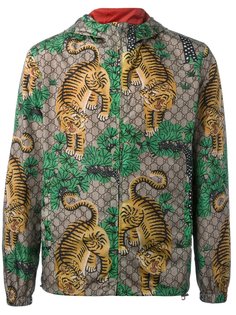 куртка с принтом Бенгальских тигров Gucci