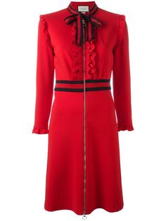 платье джерси с бантом Gucci