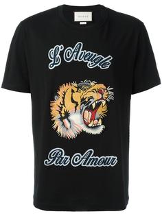 футболка с изображением тигра Gucci