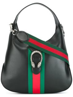 сумка на плечо с лямкой в полоску Gucci
