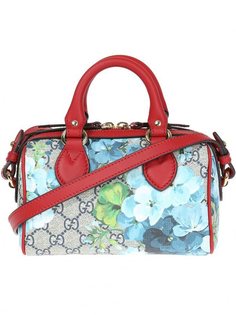 сумка-тоут с цветочным принтом Gucci